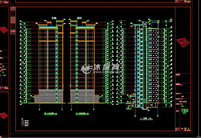 江蘇省某1521105平方米18層高層住宅樓全專業設計施工圖