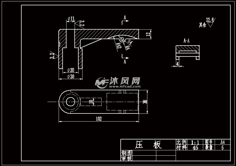 活动块钻孔夹具设计