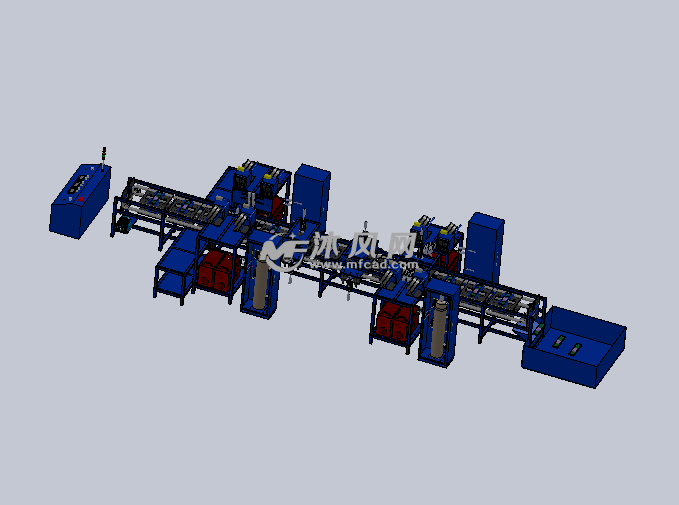 自動化非標焊接生產線設備設計模型