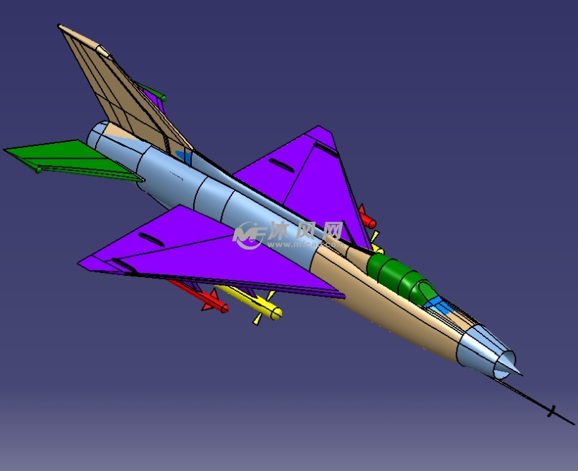 米格21战斗机米格21战斗机 侧视图米格21战斗机 底米格21战斗机 顶