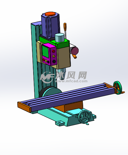 自制台钻小机构设计图