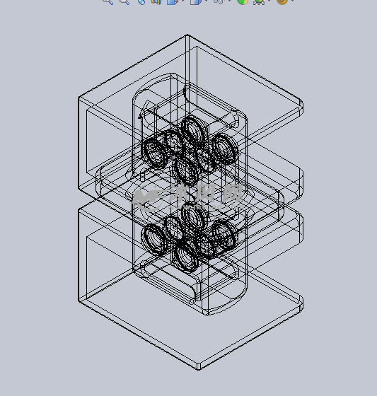 柱塞锁角设计模型线性结构图