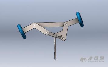 前轮转向简易机构