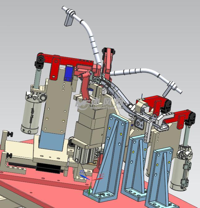 汽车焊接夹具图