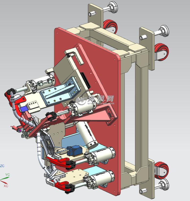 汽车焊接夹具图