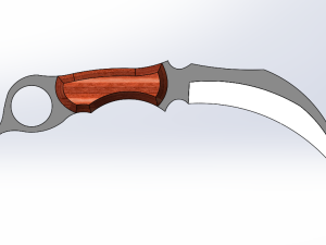 飞刀模型3d打印 - 日常用品图纸 - 沐风网