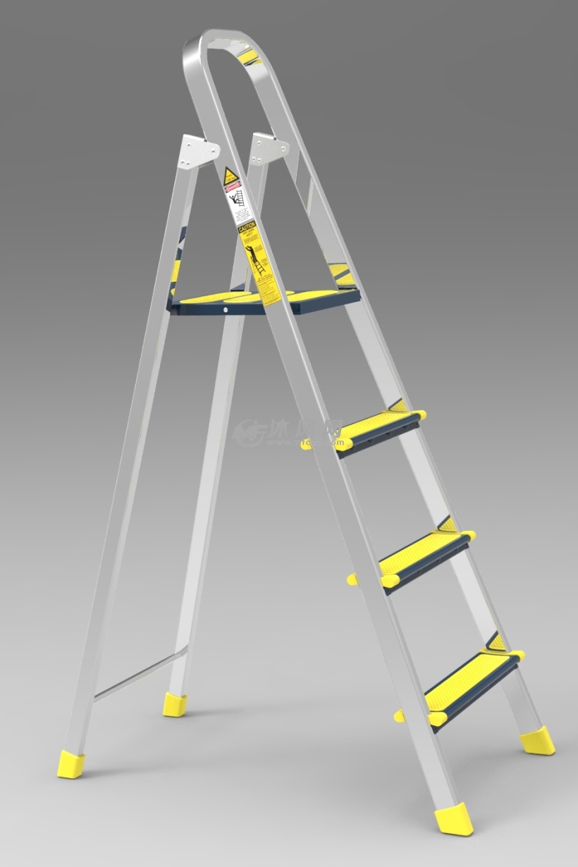 折叠的钢梯子设计模型