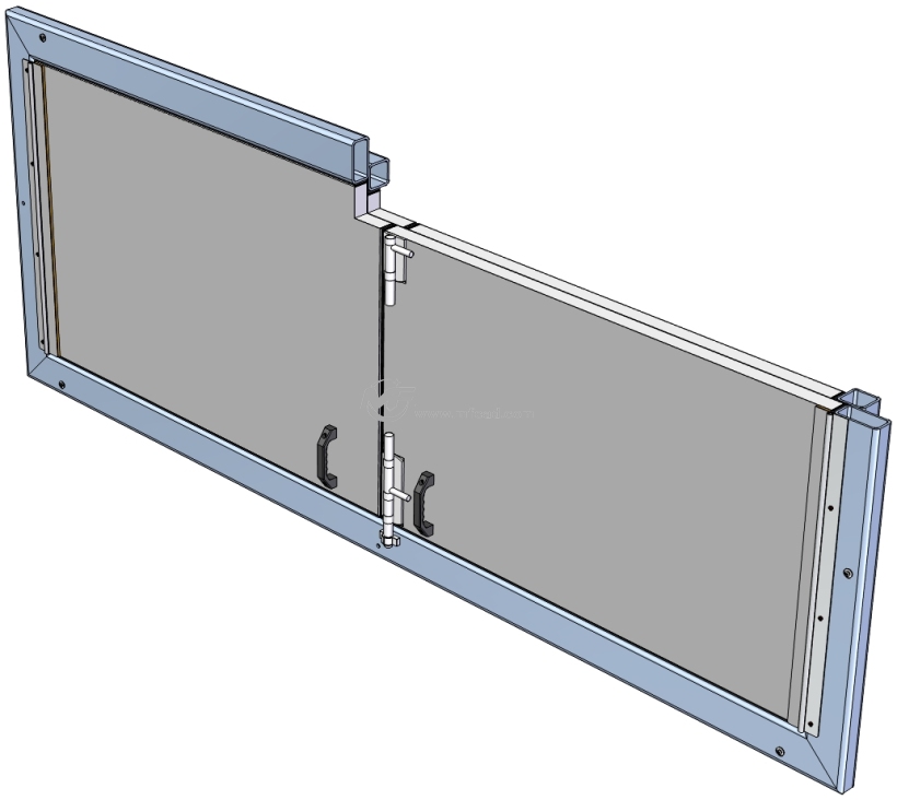 钢制的防火门(消防)设计模型