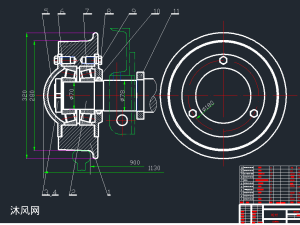 c70轮对 - solidworks机械设备模型下载 - 沐风图纸
