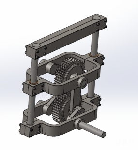 往复式齿轮机制图纸合集的封面图