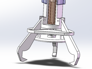三指机械爪建模