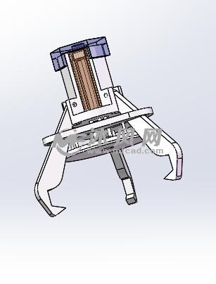 电缸/气缸三指手爪