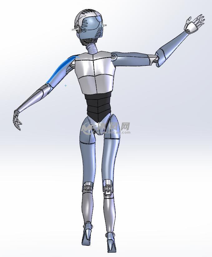 三维立体机器人 - solidworks动物模型下载 - 沐风图纸