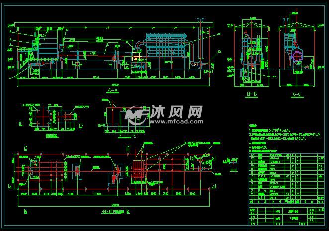 24x20m兰炭烘干系统工艺布置图