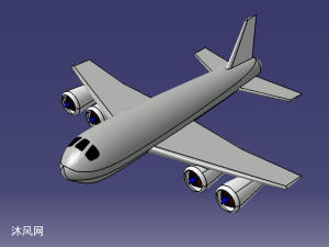 catia曲面飞机模型