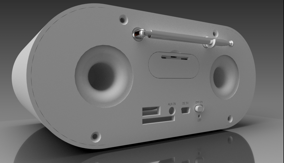 inventor蓝牙音箱设计模型 - inventor数码产品类模型和图纸下载