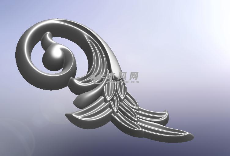 花纹装饰品模型 - solidworks生活用品类模型下载 - 沐风图纸