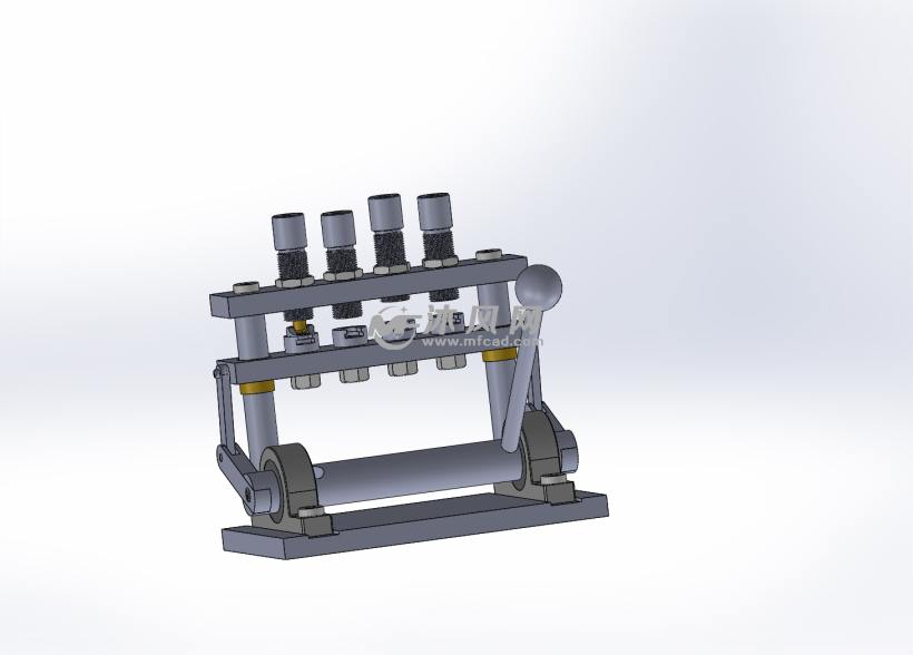 手动轴承装配工装设计模型
