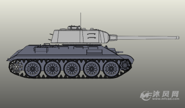 t34-85坦克全套模型