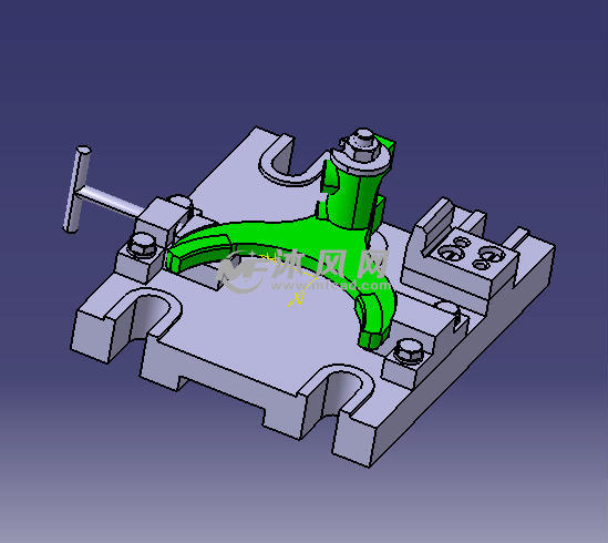拨叉夹具设计图