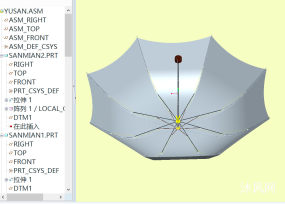 PROE4.0������ͼ�������۵�ʽ��ɡ��ɡȫ����ģ��