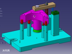机床拨叉钻孔夹具