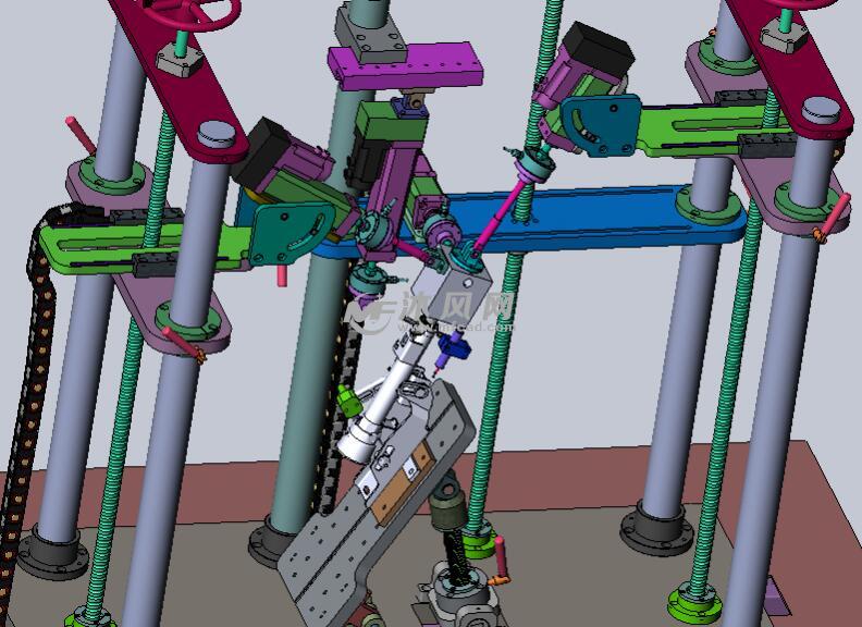 转向管柱调节机构耐久综合性能实验设备