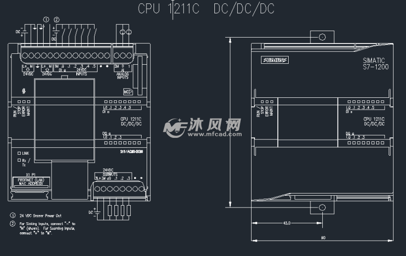 西门子s71200各型号模块及扩展模块电气原理图