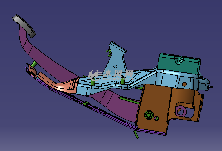 汽车制动(刹车)踏板支架