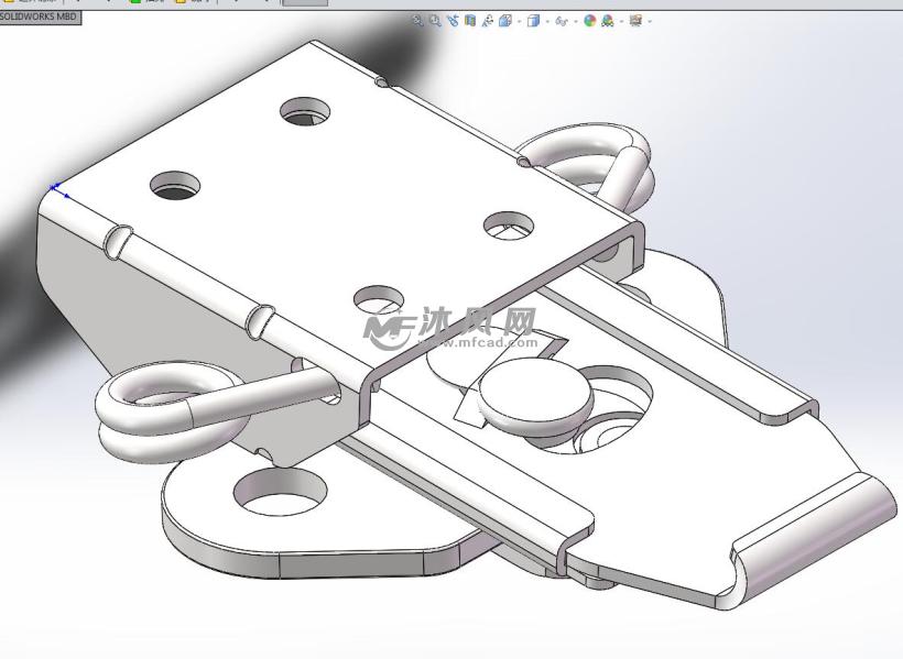 蝴蝶锁蝴蝶扣铰链锁扣