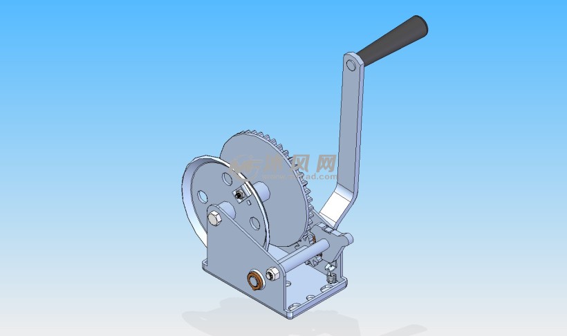 量产的手动绞盘设计模型