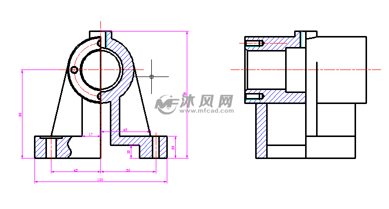 轴套零件图纸