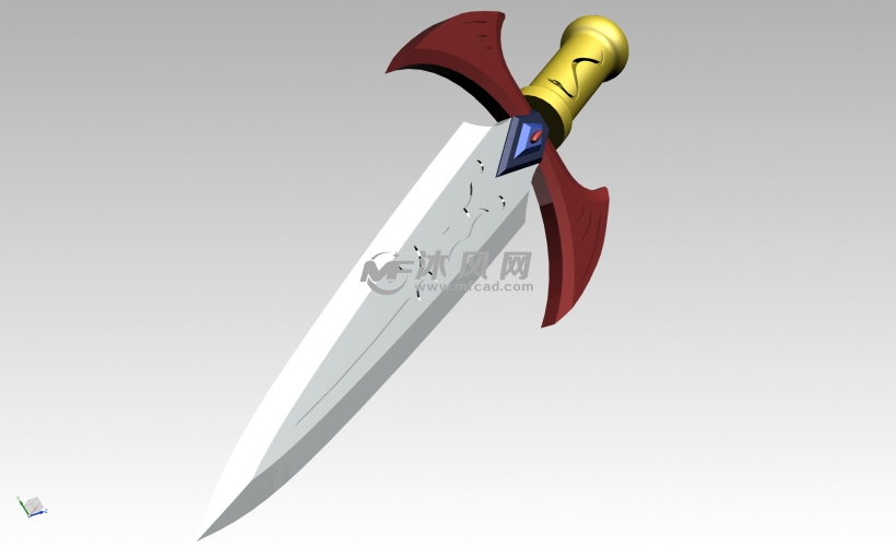 ug短剑设计模型