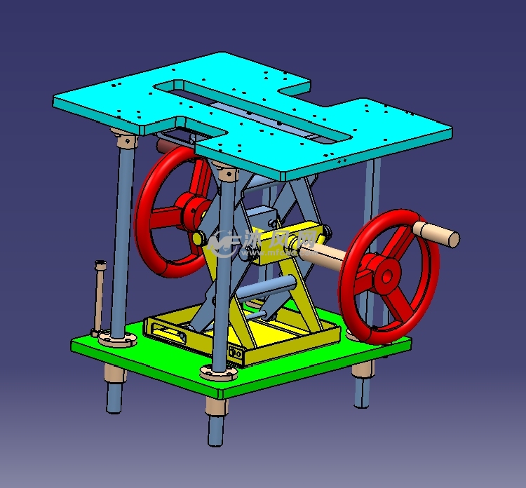 手动千斤顶结构