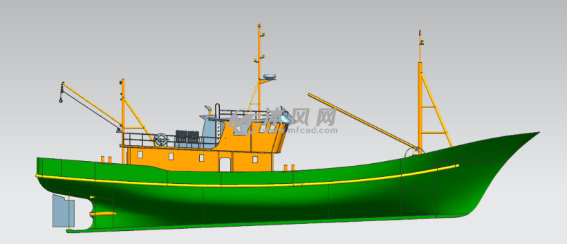 浙江渔船模型rc套材设计原创