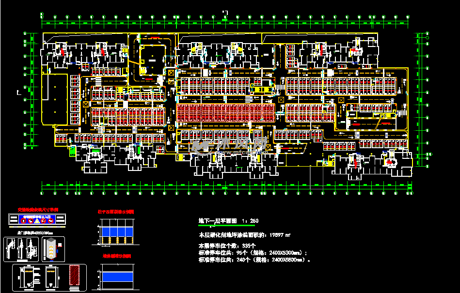 地下车库图纸符号含义图片