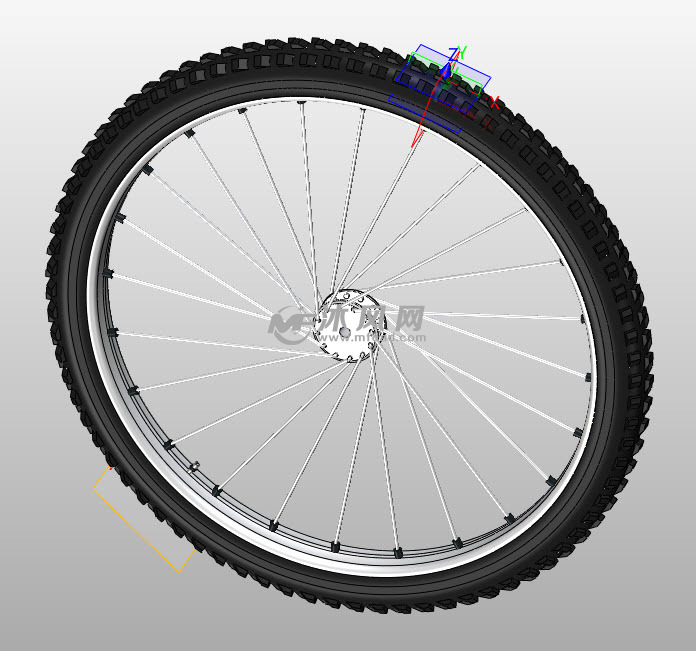 自行车轮胎画法图片