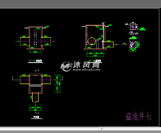 七种溢流井大样图