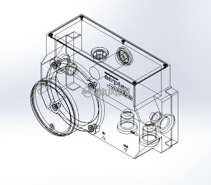 模块化散热器泵模块设计模型 - solidworks机械设备模型下载 - 沐风
