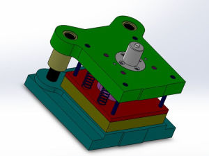 端盖钻床用钻模