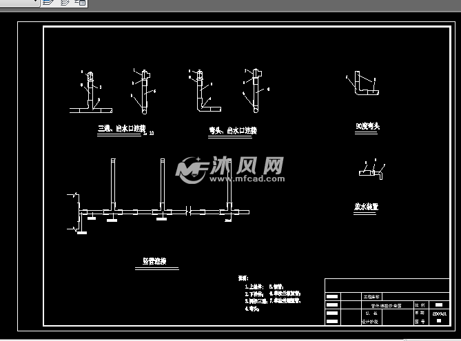 低压管道灌溉技术设计图 - 节水灌溉图纸 - 沐风图纸