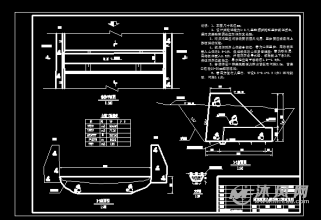 谷坊工程设计cad图纸