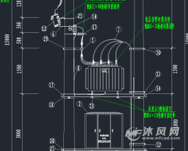 柱上變壓器典型安裝圖