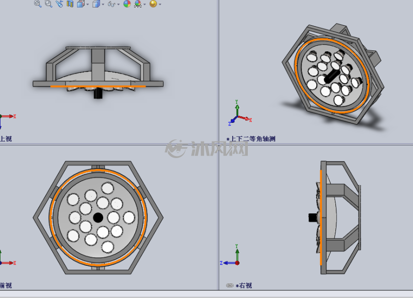 探灯(led)设计模型