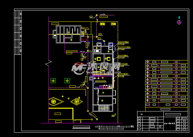 cad图纸 环保图纸 工业废水处理图 本文地址:http://www.rzeoo.