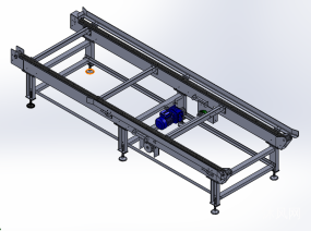 链条输送机三维模型图纸合集的封面图