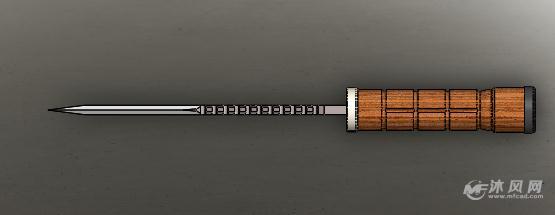 刺刀设计模型设计-日常用品图纸-沐风网