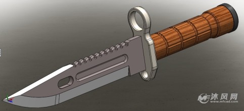 刺刀设计模型设计-日常用品图纸-沐风网