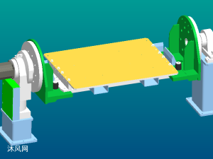 汽车夹具翻转结构