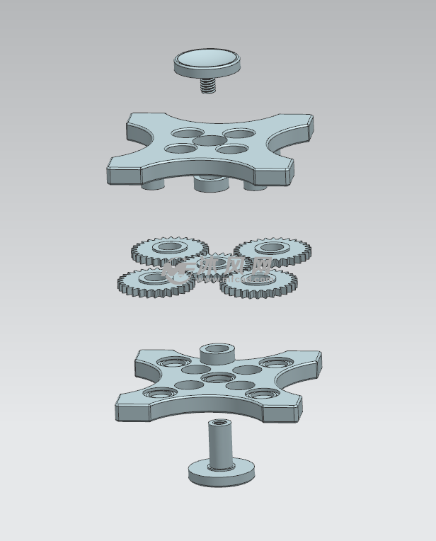 指尖陀螺爆炸图